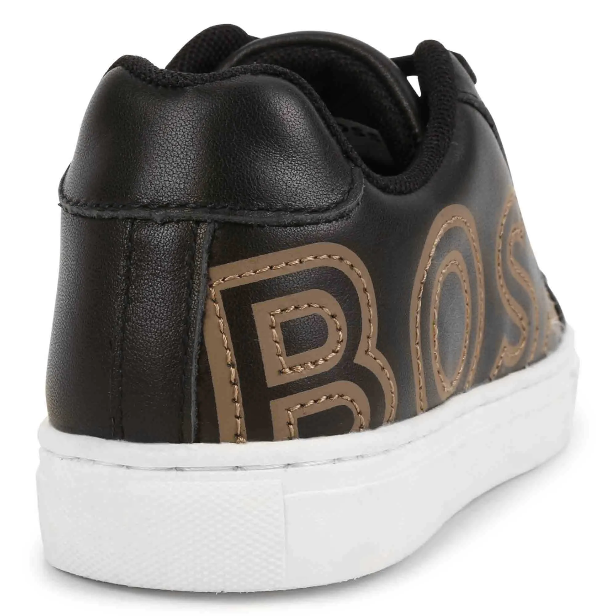 BOSS Zapatillas de cuero y cordones