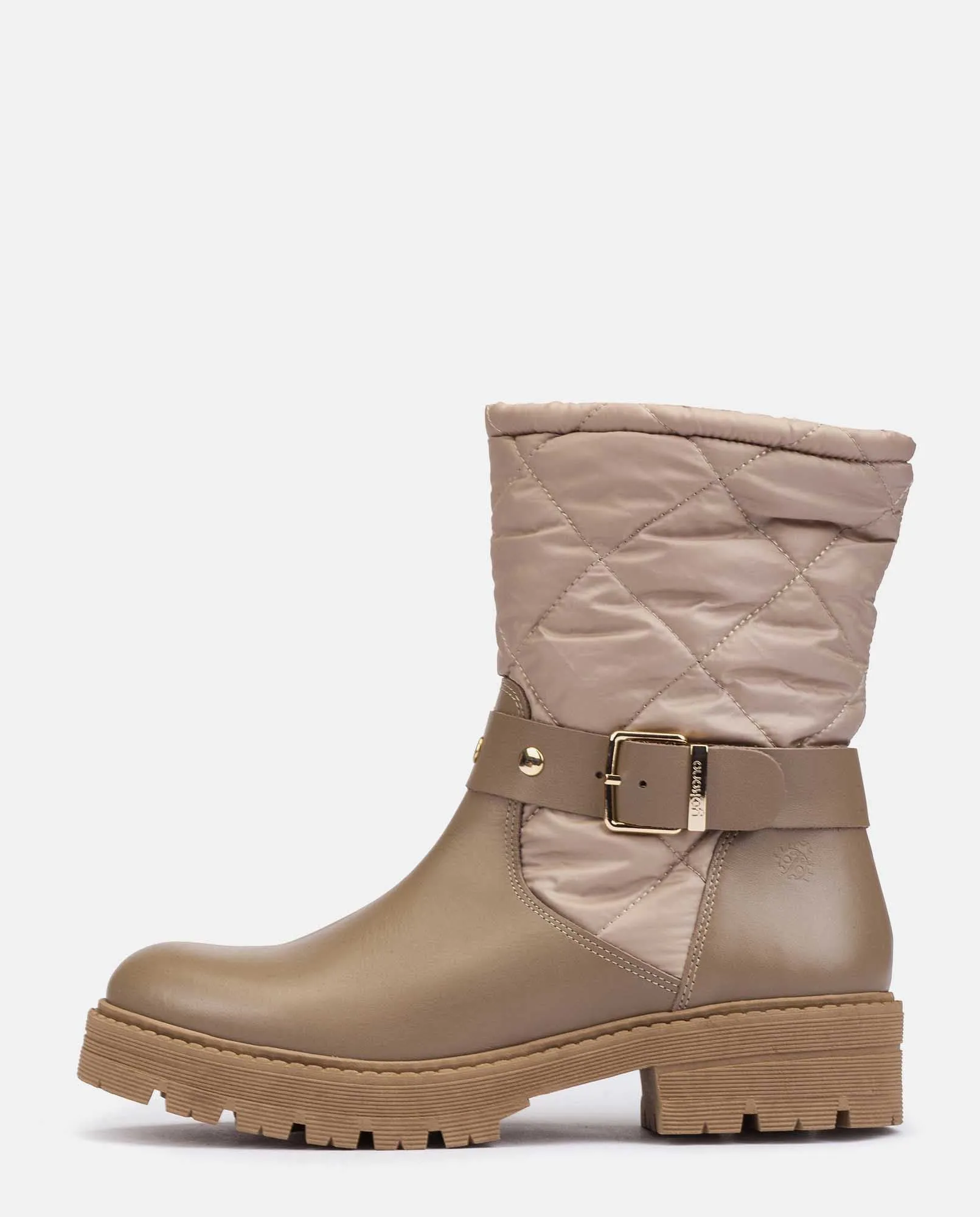 Botín plano BERNA-003 beige