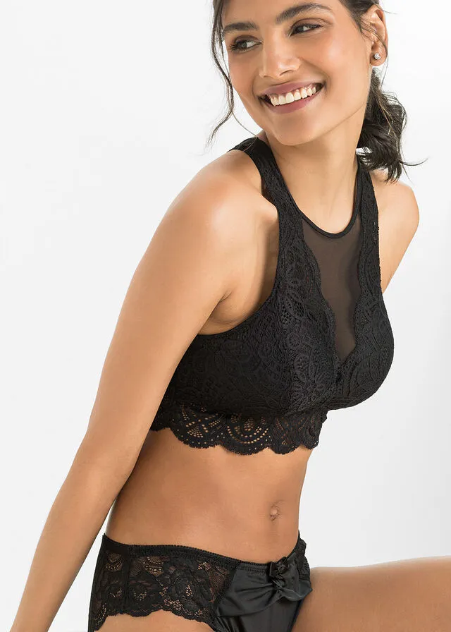 Bustier sin aros Negro