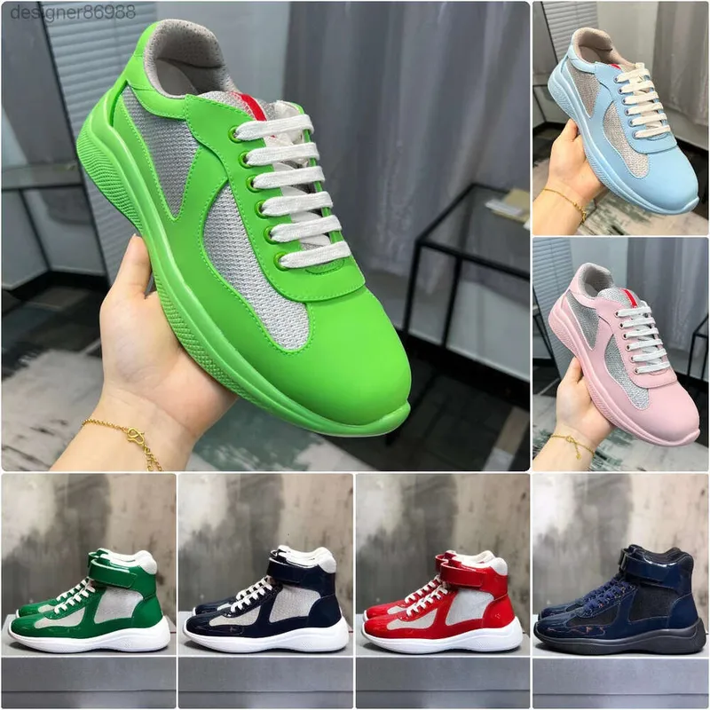 Copa América Zapatillas de deporte Diseñador Zapatillas altas Moda Hombres Mujeres Zapatos deportivos casuales Tela de red de lu