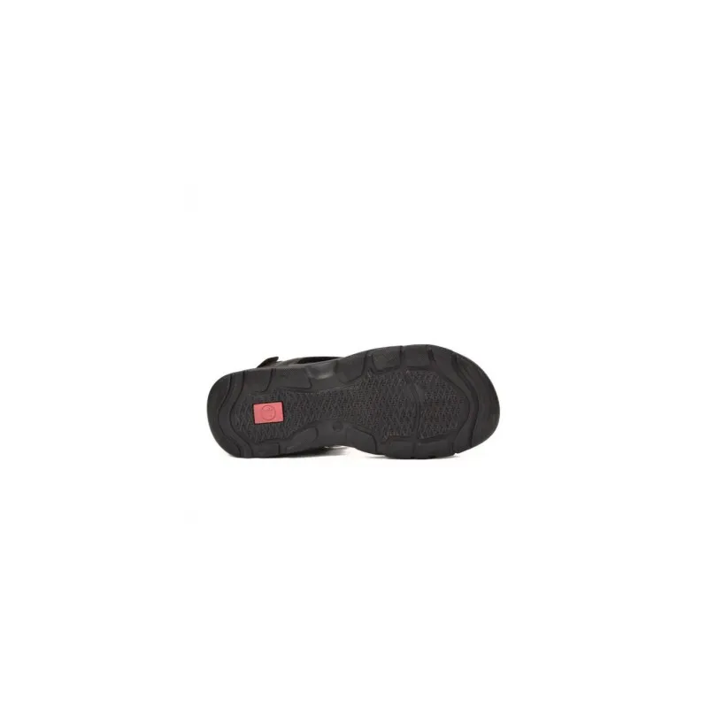 Coronel tapioca 107 color marrón - sandalias de hombre en piel acolchadas con velcro