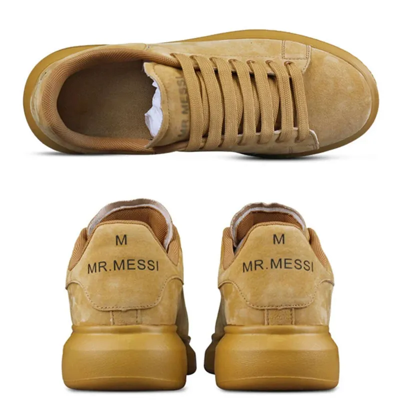 Desinger zapatillas de deporte de cuero genuino para hombres zapatillas de tablero deportivo que corría con calzado atlético cóm
