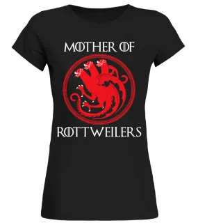 Game Of Thrones MOTHER OF ROTTWEILERS Camiseta cuello redondo Mujer