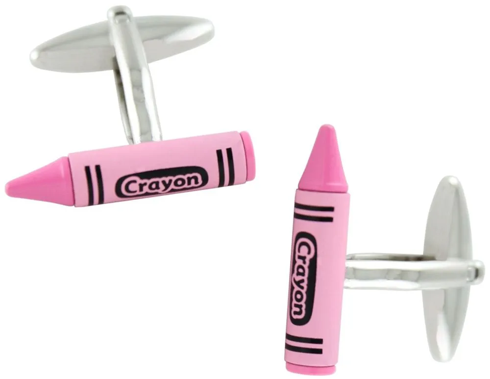 Gemelos para camisa Crayon Rosa