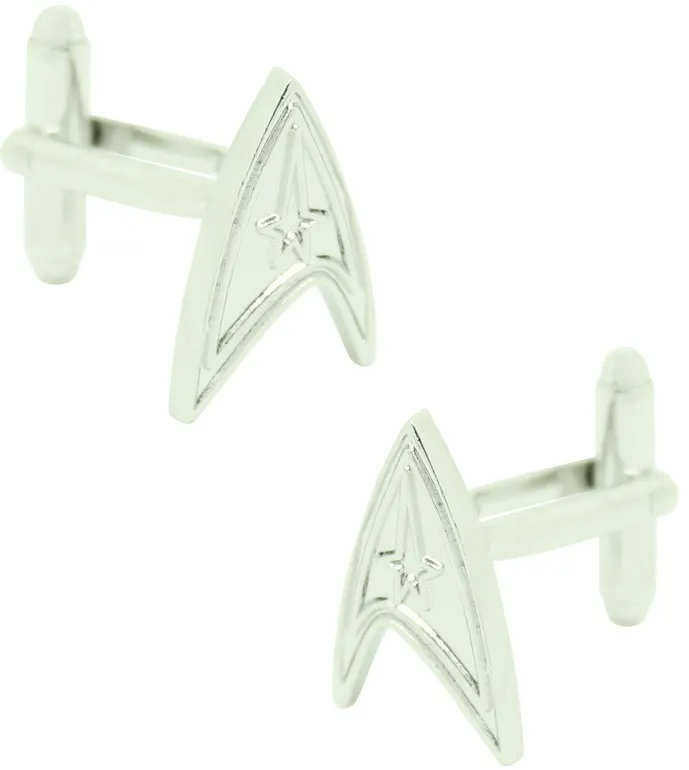 Gemelos para camisa Star Trek plateado