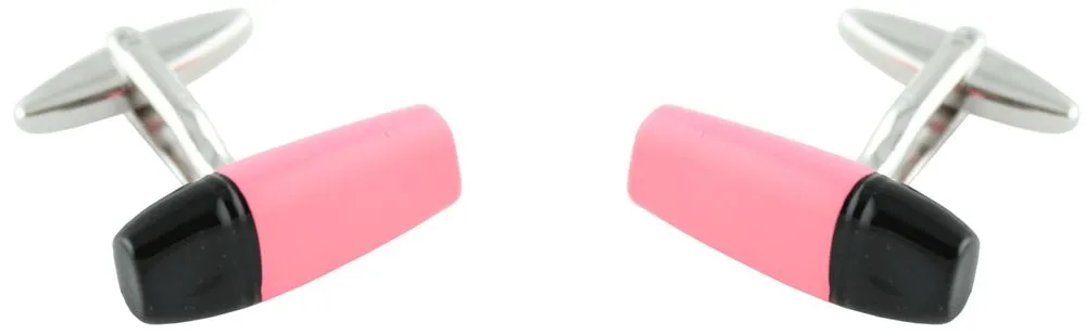 Gemelos para camisa Subrayador Rosa