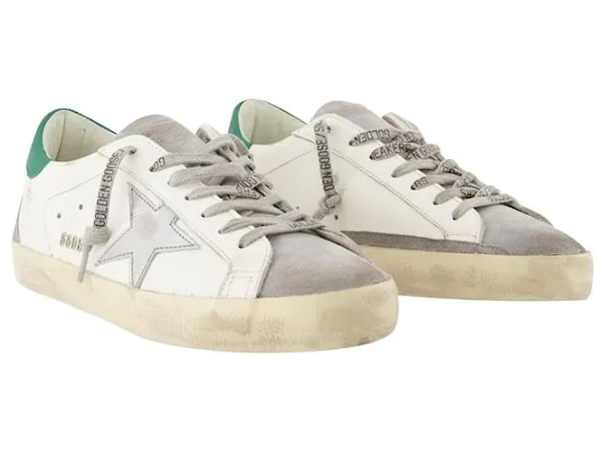 Golden Goose Deluxe Brand Zapatillas Super-Star - Golden Goose - Multicolor - Cuero Blanco 