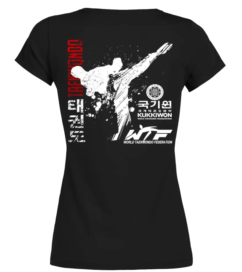 Just Released ! Taekwondo Shirts Camiseta cuello redondo Mujer