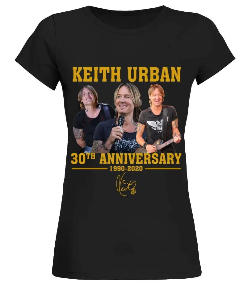 KEITH URBAN 30TH ANNIVERSARY Camiseta cuello redondo Mujer