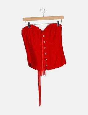 NoName Corset rojo dibujo