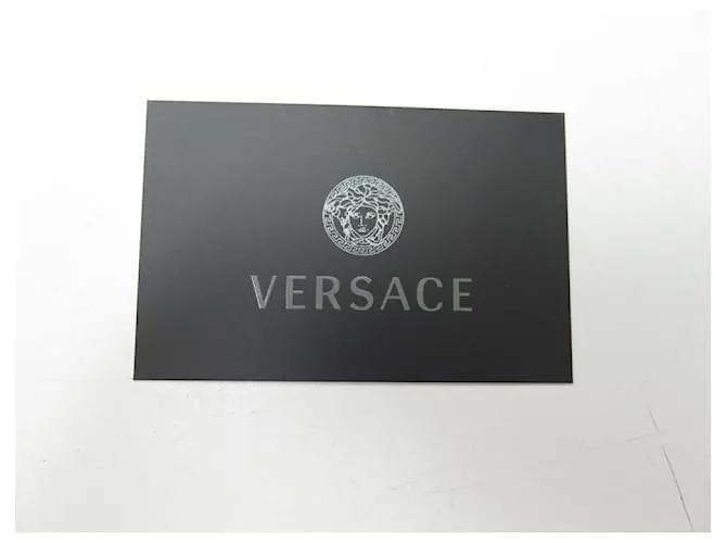 NUEVAS ZAPATILLAS PLATAFORMA VERSACE 1003320 39 DE CUERO Negro 