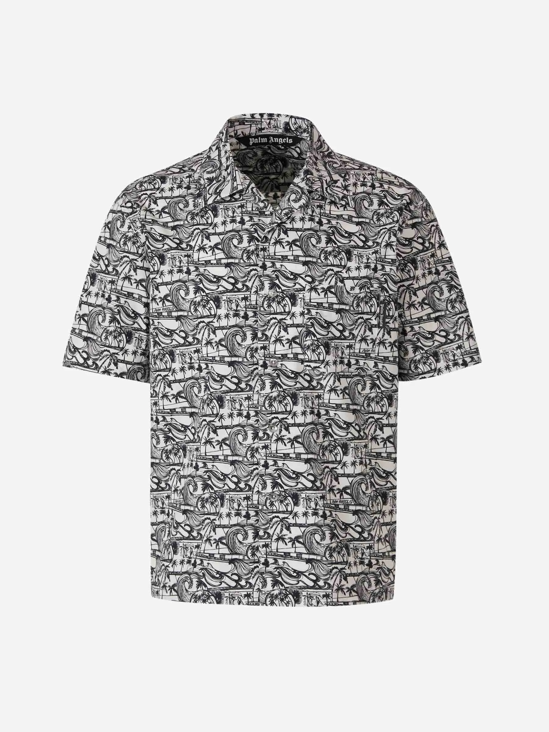 Palm Angels Camisa Gráfico Estampado