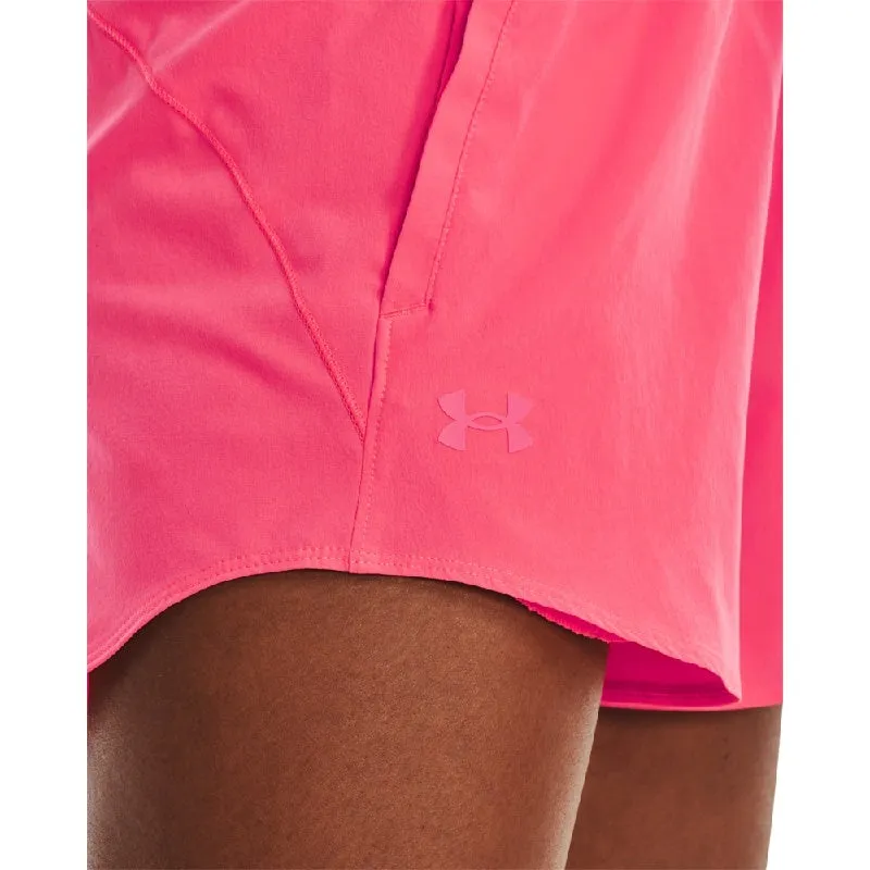 Pantalones cortos Under armour Flex Woven Short 3in-PNK