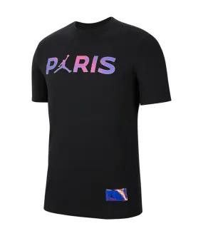 Paris Saint-Germain Wordmark T-Shirt "Black"