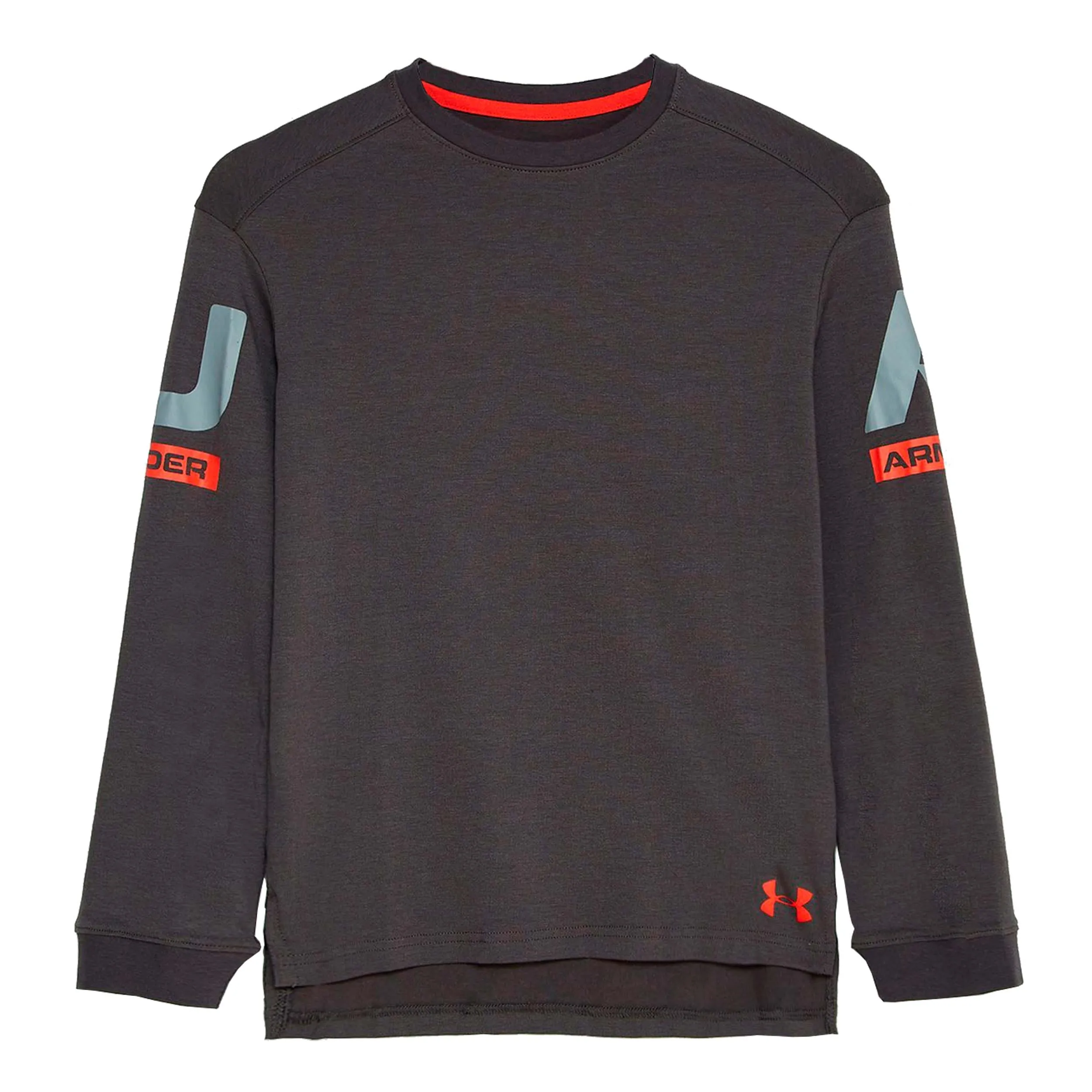 Polerón Training Niño Under Armour Crew Negro 