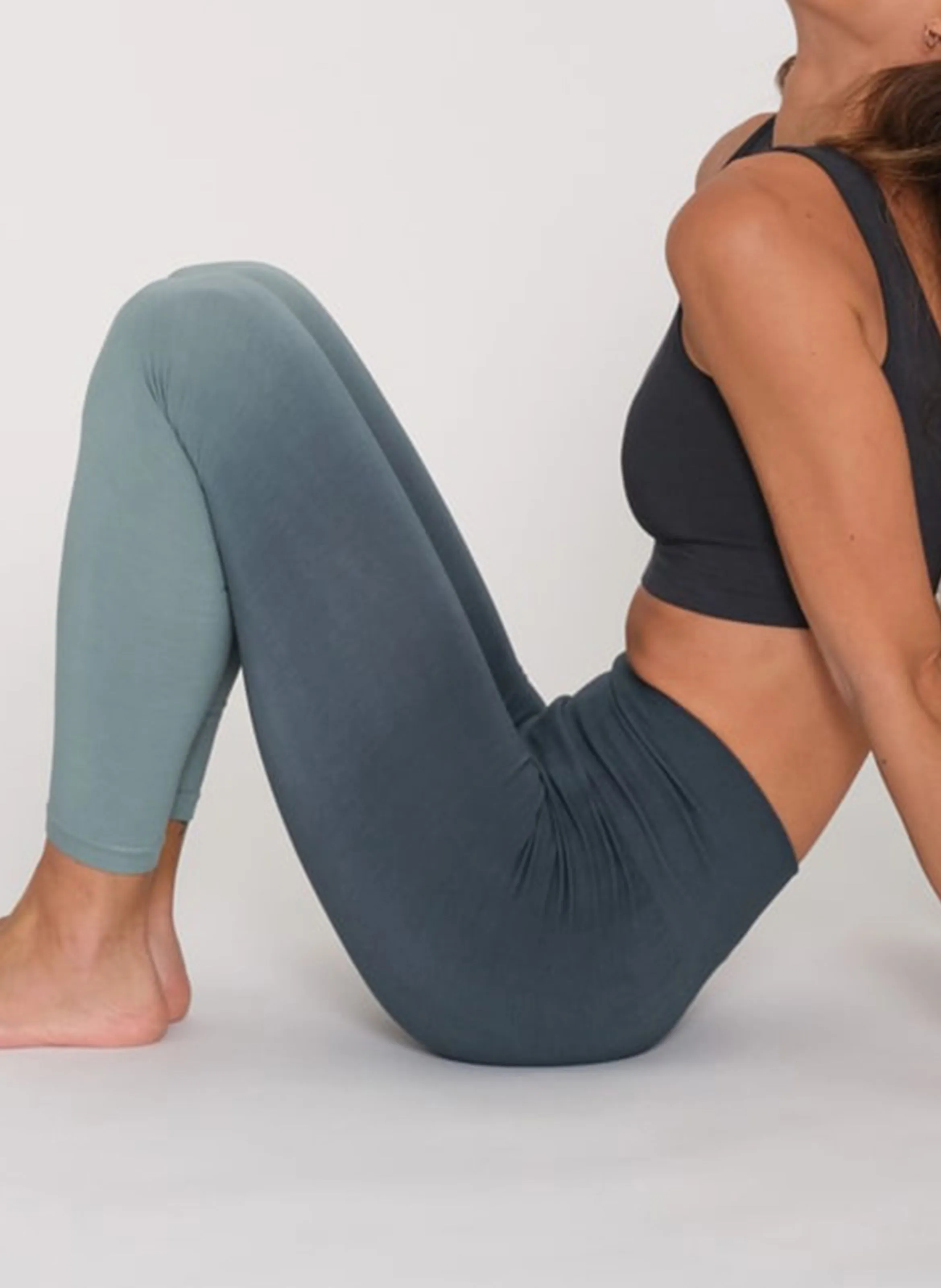 RAISI - Legging de talle alto en verde