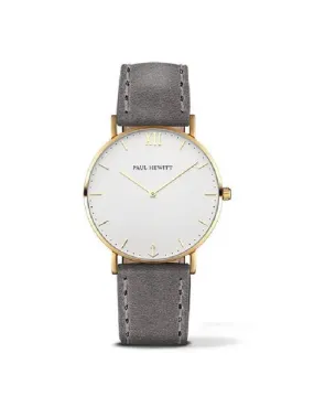 reloj paul hewitt sailor line gris y dorado