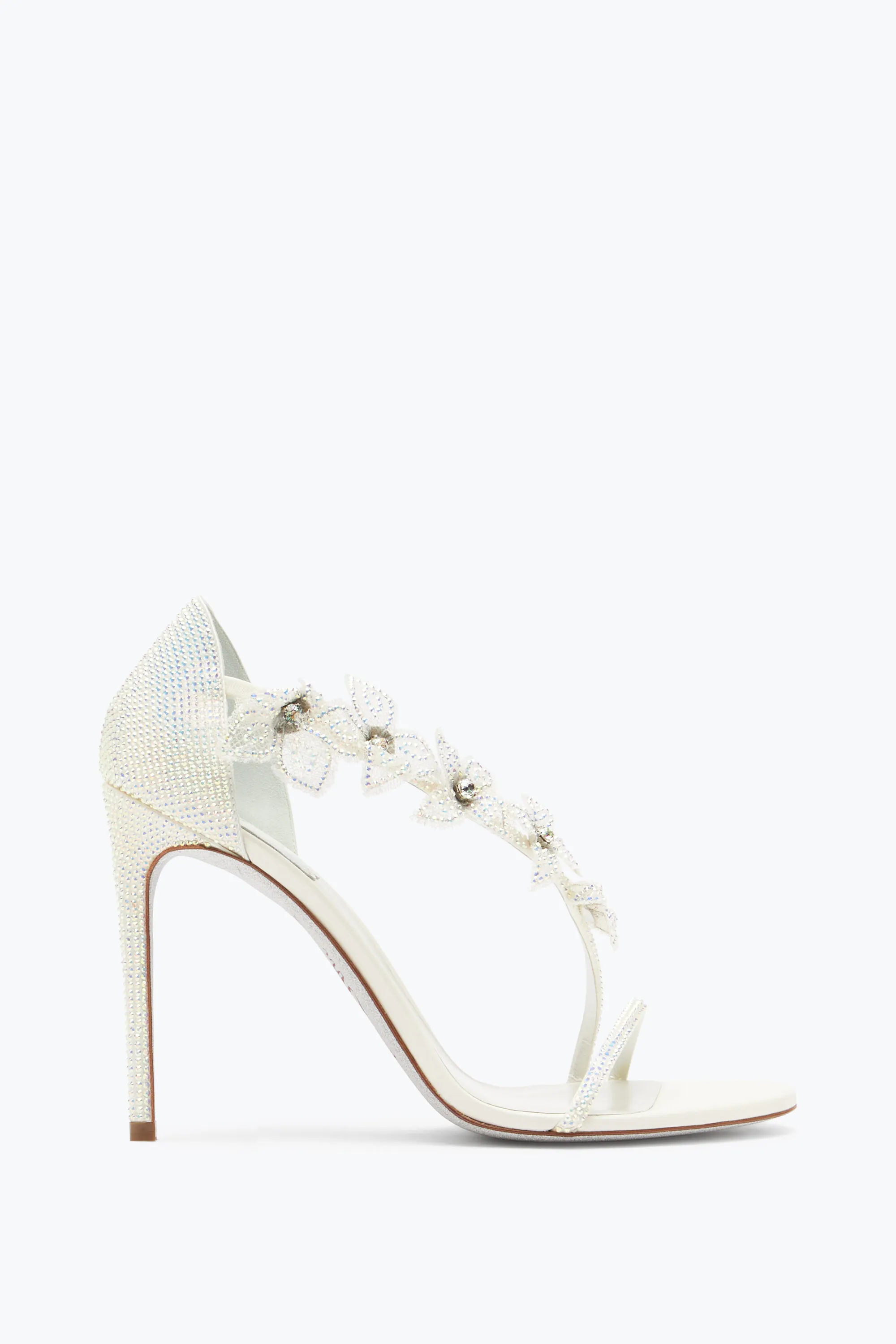 Sandalias Floriane Crystal Color Marfil 105