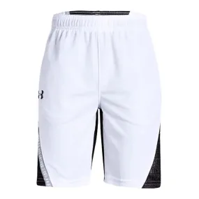 Short Básquetbol Niño Under Armour CS30 Blanco/Negro