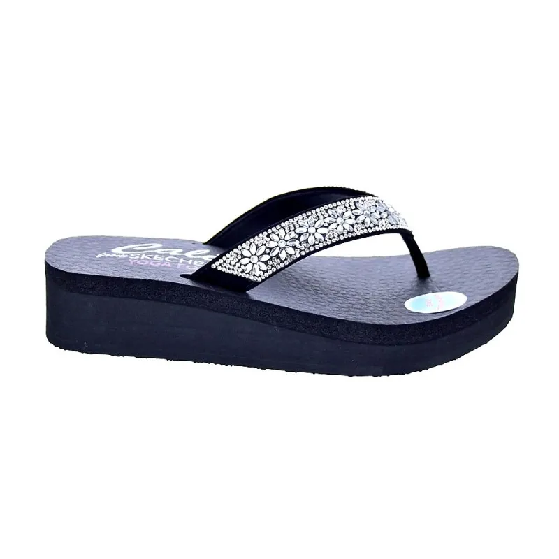 Skechers Chanclas Mujer Vinyasa Wild Negro