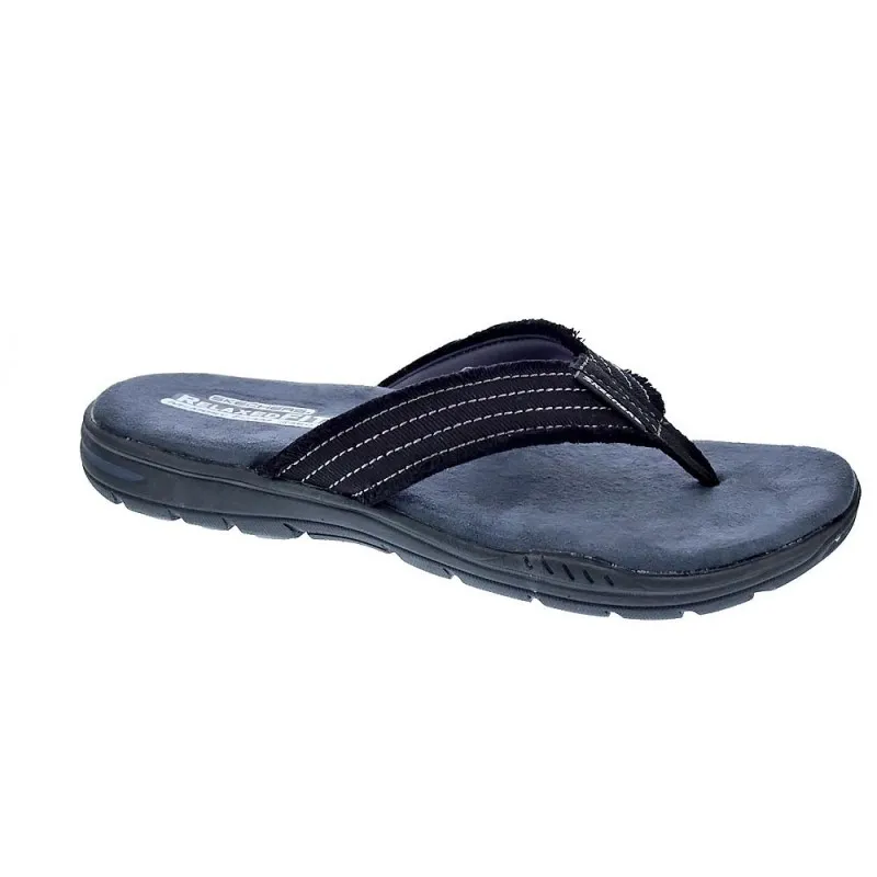 Skechers Sandalias Hombre Evented Negro