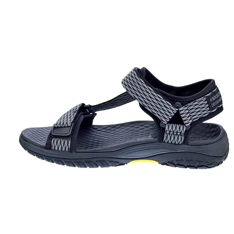 Skechers Sandalias Hombre Lomell Rip Gris