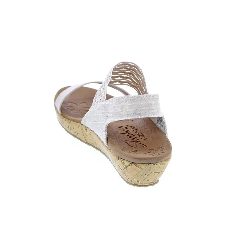 Skechers Sandalias Mujer Brie Beige