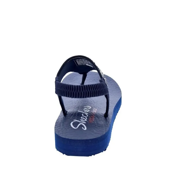 Skechers Sandalias Mujer Meditation Azul
