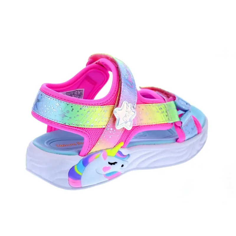 Skechers Sandalias Niña Unicorn Blanco