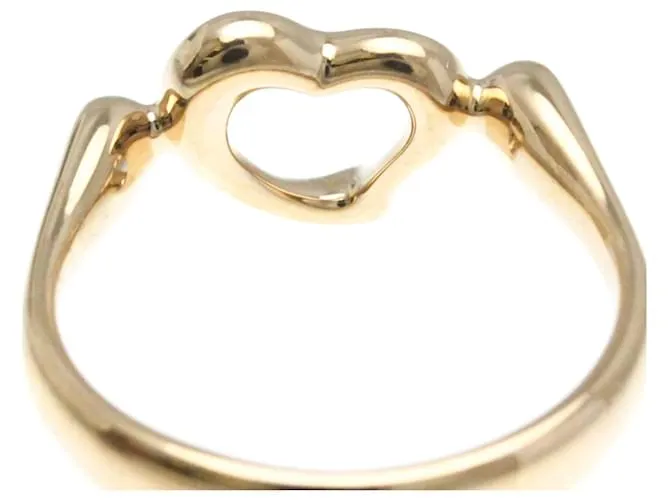 Tiffany & Co Anillo de banda en oro rosa Tiffany Open Heart Dorado 