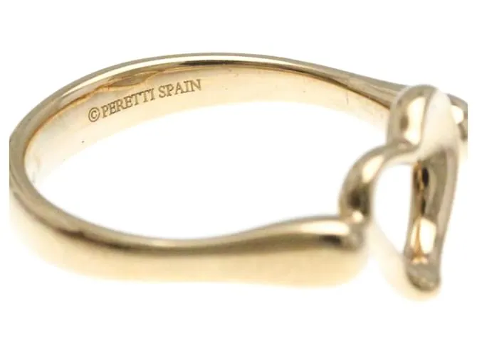 Tiffany & Co Anillo de banda en oro rosa Tiffany Open Heart Dorado 