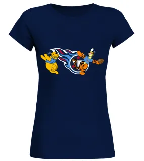 TT Winnie and Tigger T-Shirt Camiseta cuello redondo Mujer