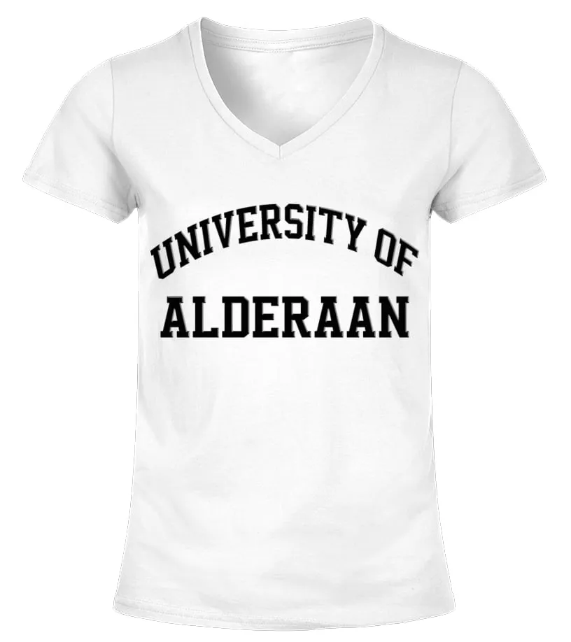 University of Alderaan Camiseta cuello pico Mujer