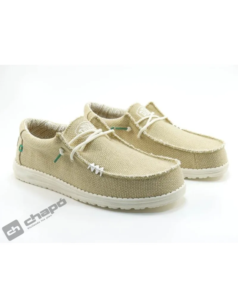 Zapatillas Deportiva Cuero Dude Wally Braided