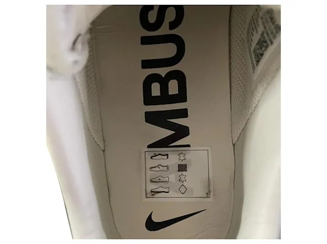 Zapatillas Nike Air Force 1 x AMBUSH® Phantom en cuero blanco 