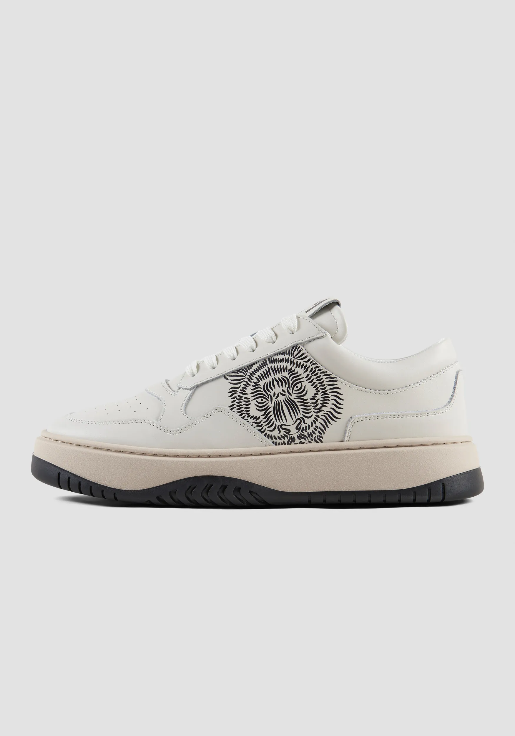 ZAPATILLAS «EHRAN» DE CUERO REVESTIDO BEIS